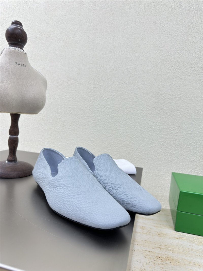 b0tt*ga Ven*ta blue silky leather adamo slippers