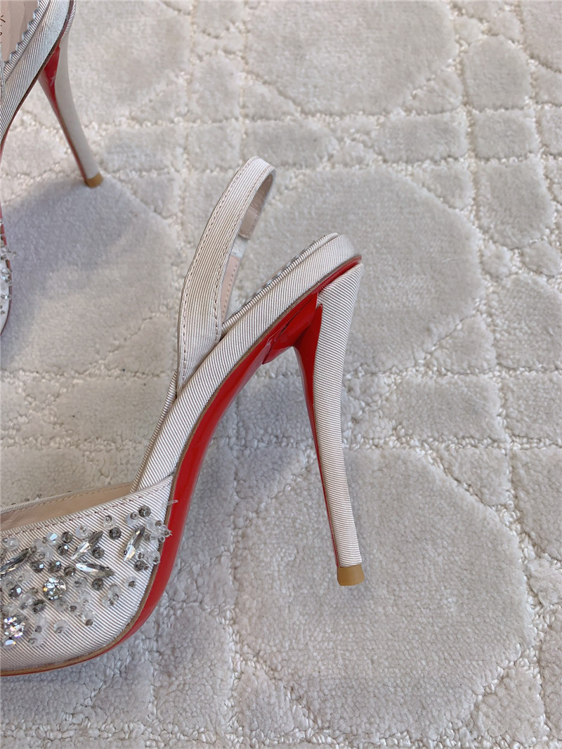 CL Queenissima Natural SlingSlingback Pumps