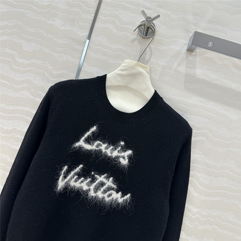 l0vis Vvtt0n brushed knit pullover black