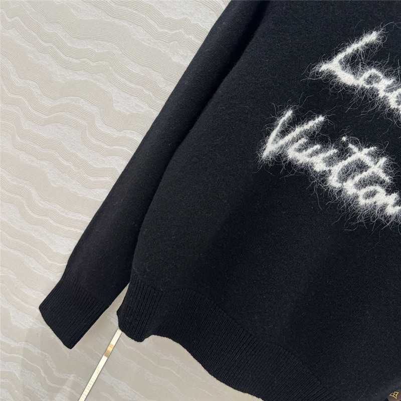 l0vis Vvtt0n brushed knit pullover black