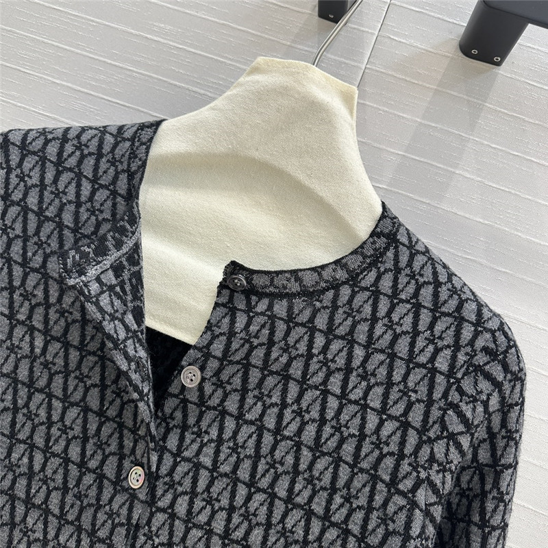 Va1e*ntin0 toile iconographe cardigan in grey