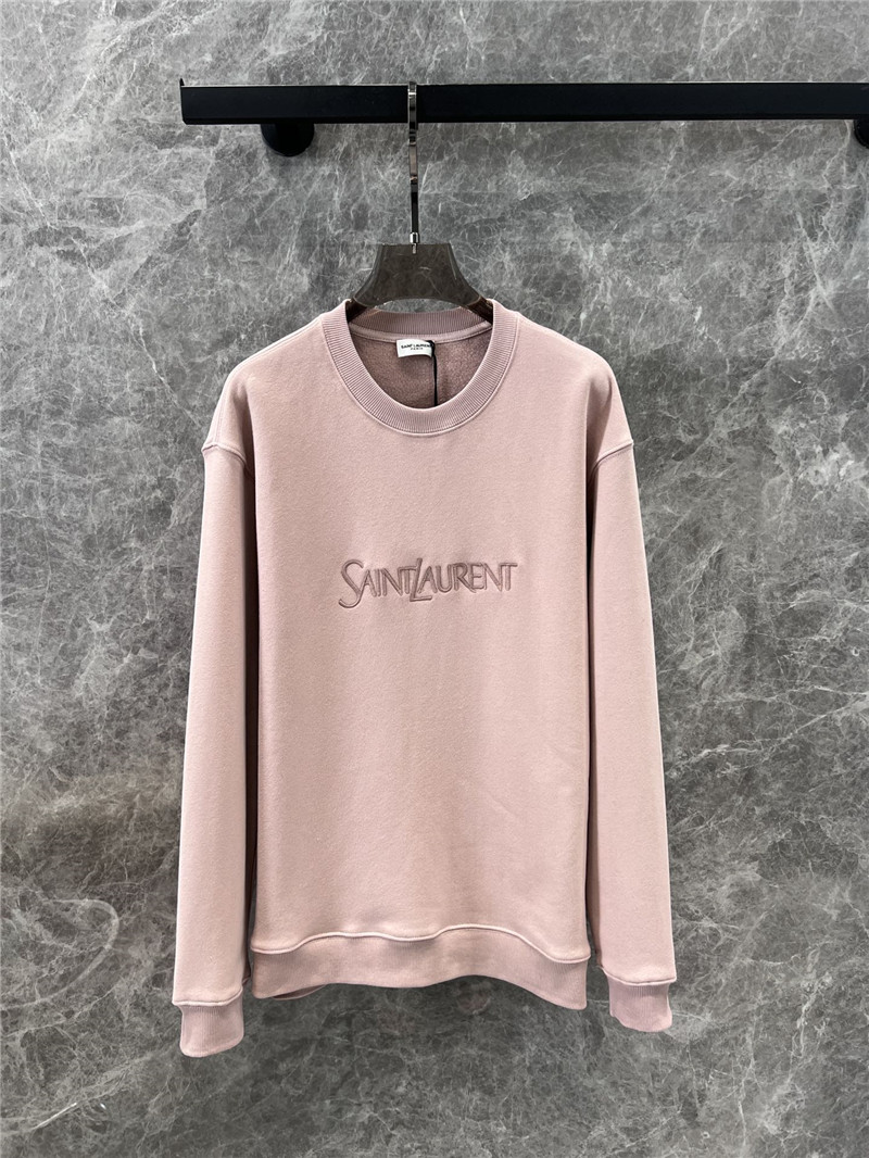 Y51 logo embroidered sweatshirt pink