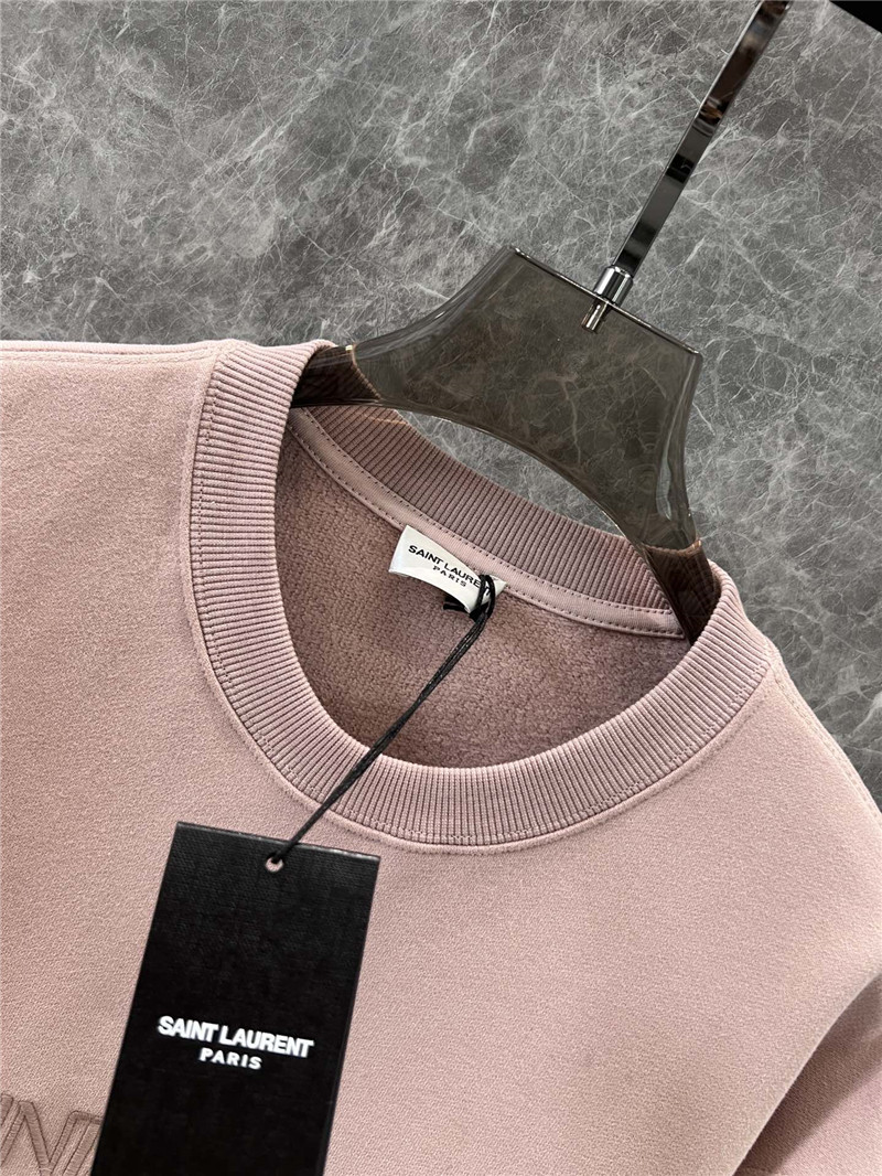 Y51 logo embroidered sweatshirt pink