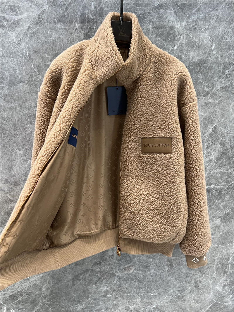 l0vis Vvtt0n lv grain fleece jacket