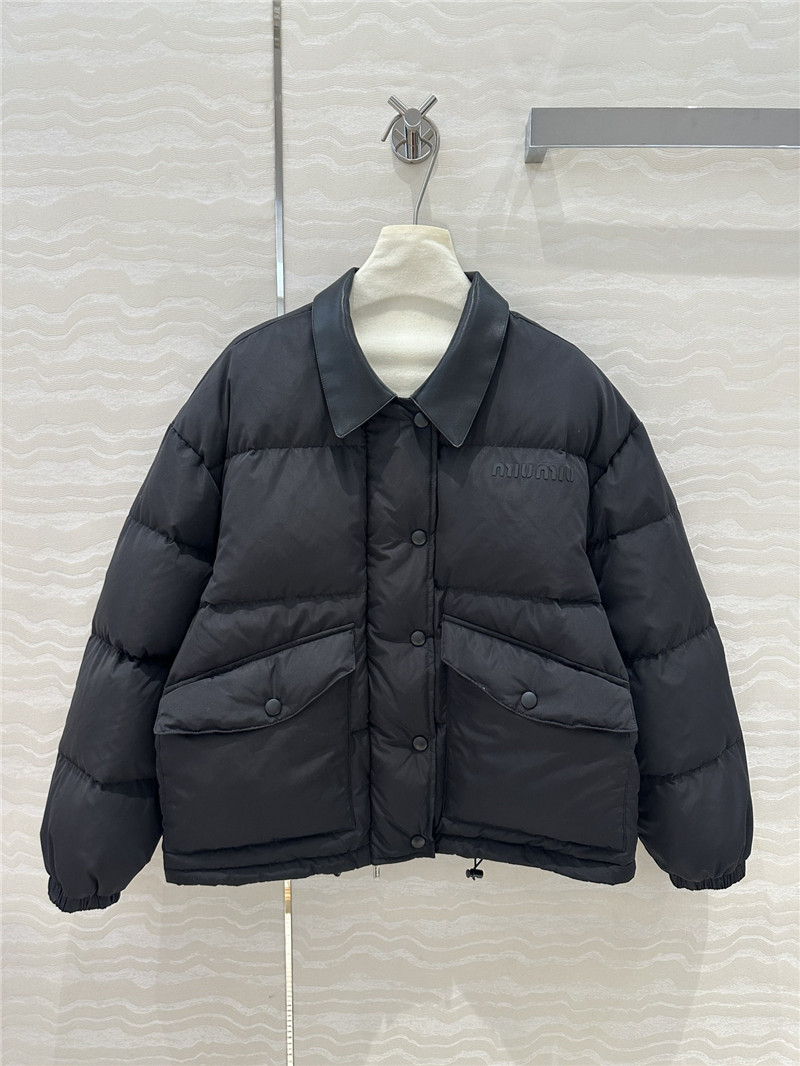 M1um1u work jacket down coat