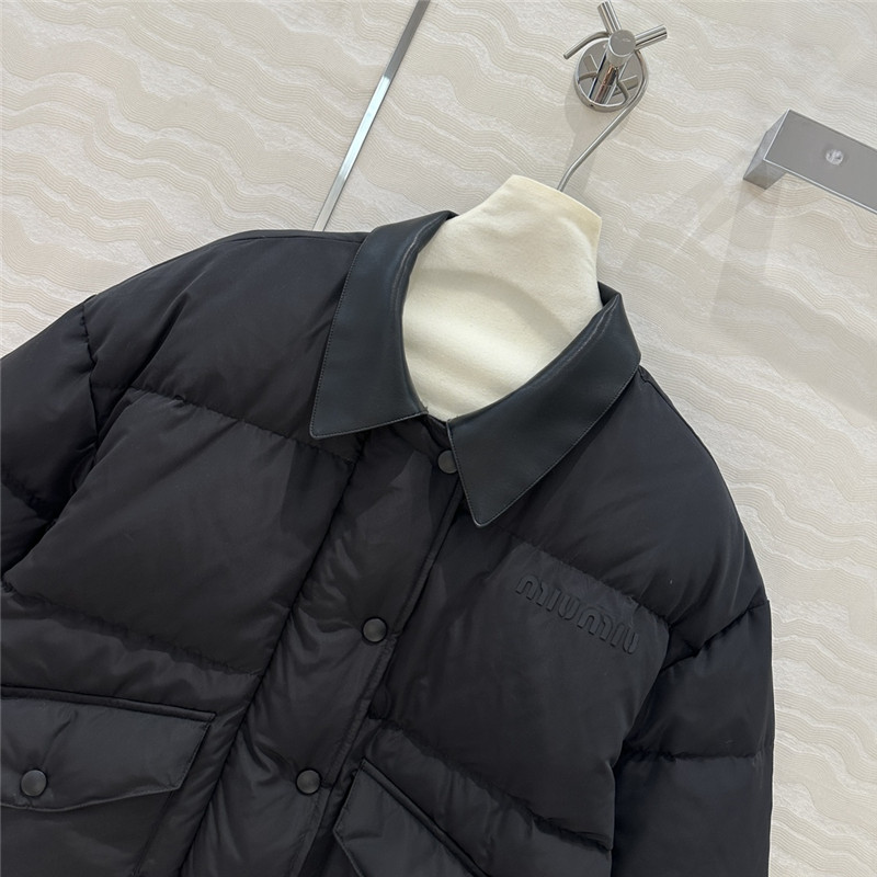 M1um1u work jacket down coat