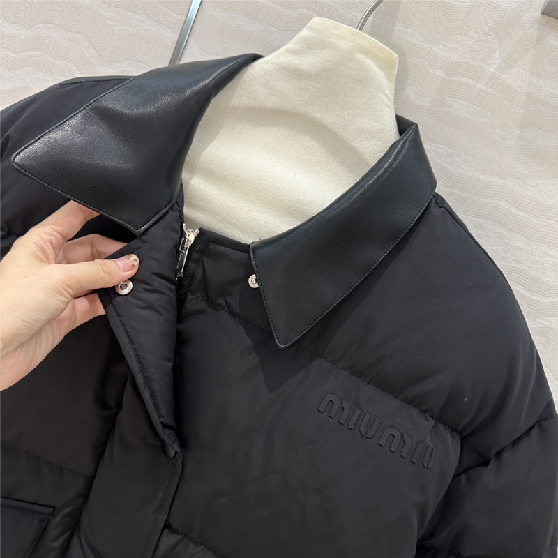 M1um1u work jacket down coat