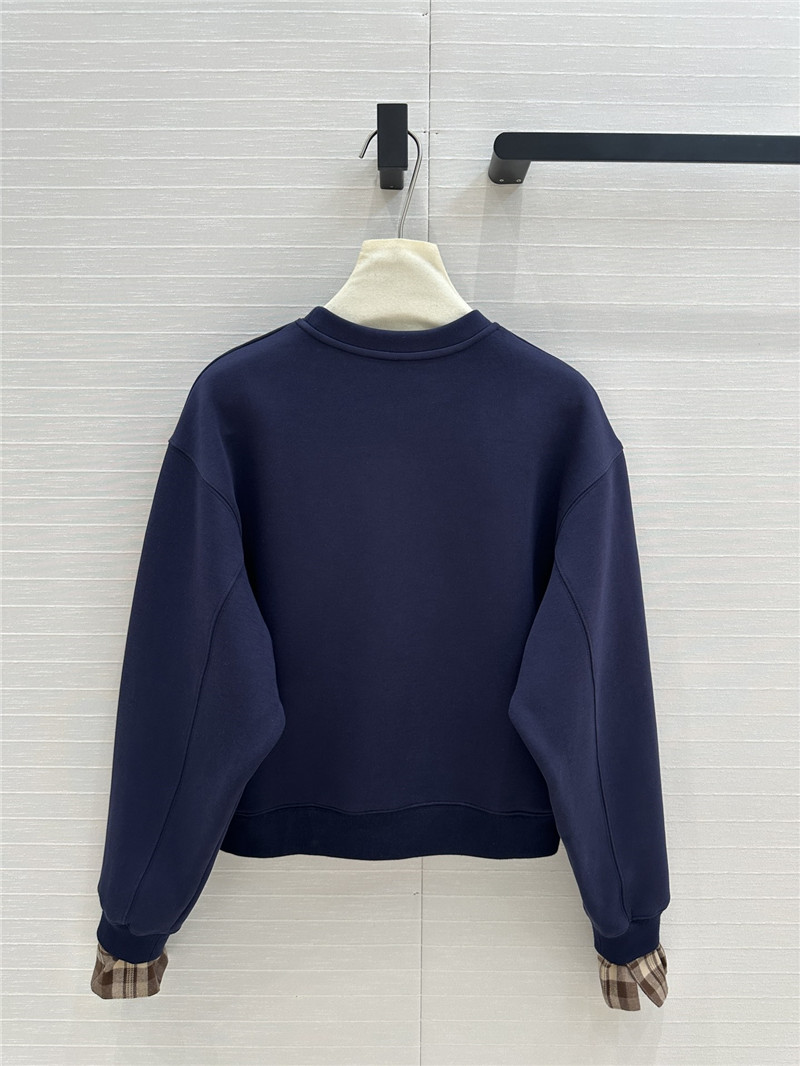 M1um1u plaid patchwork suit