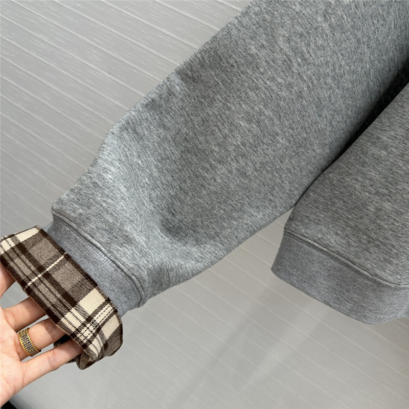 M1um1u plaid patchwork suit