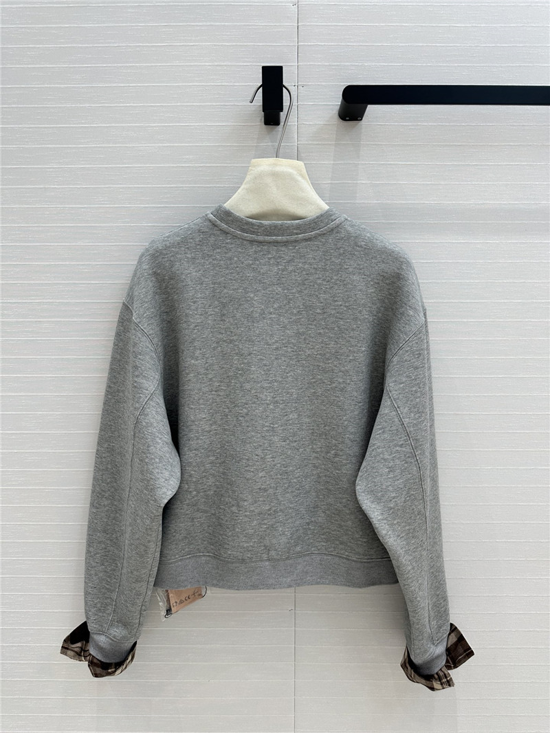 M1um1u plaid patchwork suit