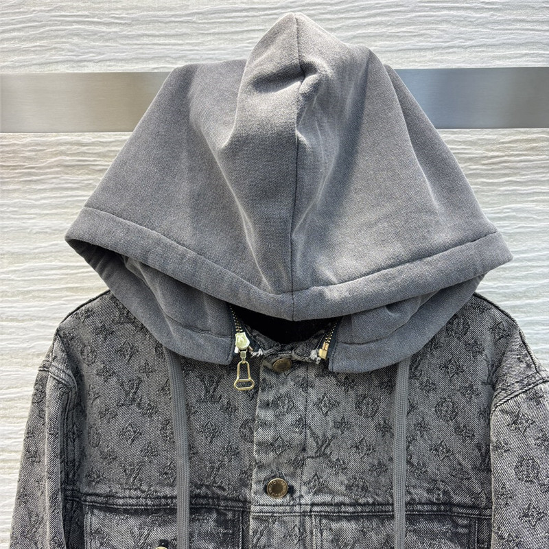 l0vis Vvtt0n lv jacquard denim jacket