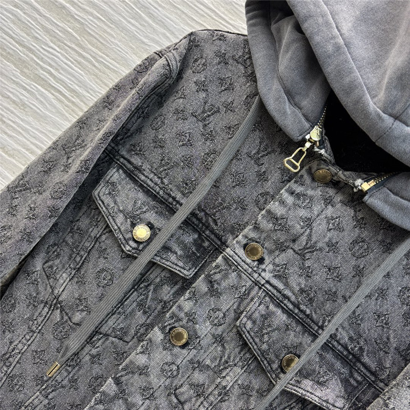 l0vis Vvtt0n lv jacquard denim jacket