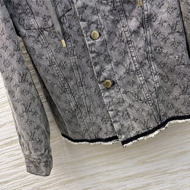 l0vis Vvtt0n lv jacquard denim jacket