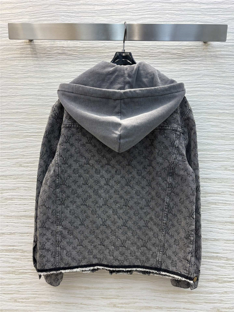 l0vis Vvtt0n lv jacquard denim jacket