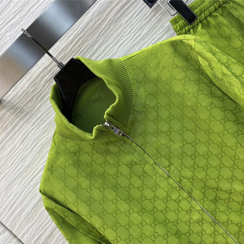 Gvc*1 gg monogrammed green tracksuit