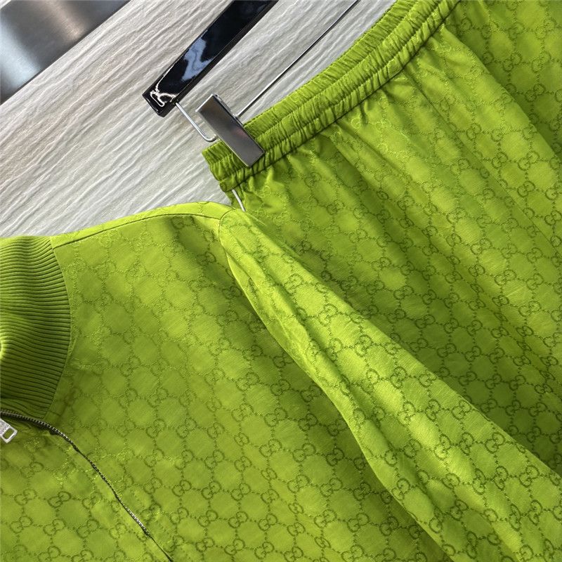 Gvc*1 gg monogrammed green tracksuit