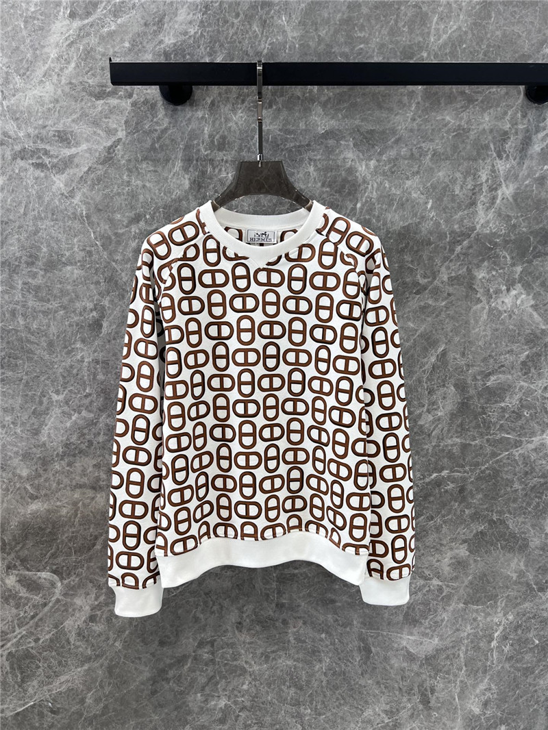 H**me5 printed crewneck sweatshirt white