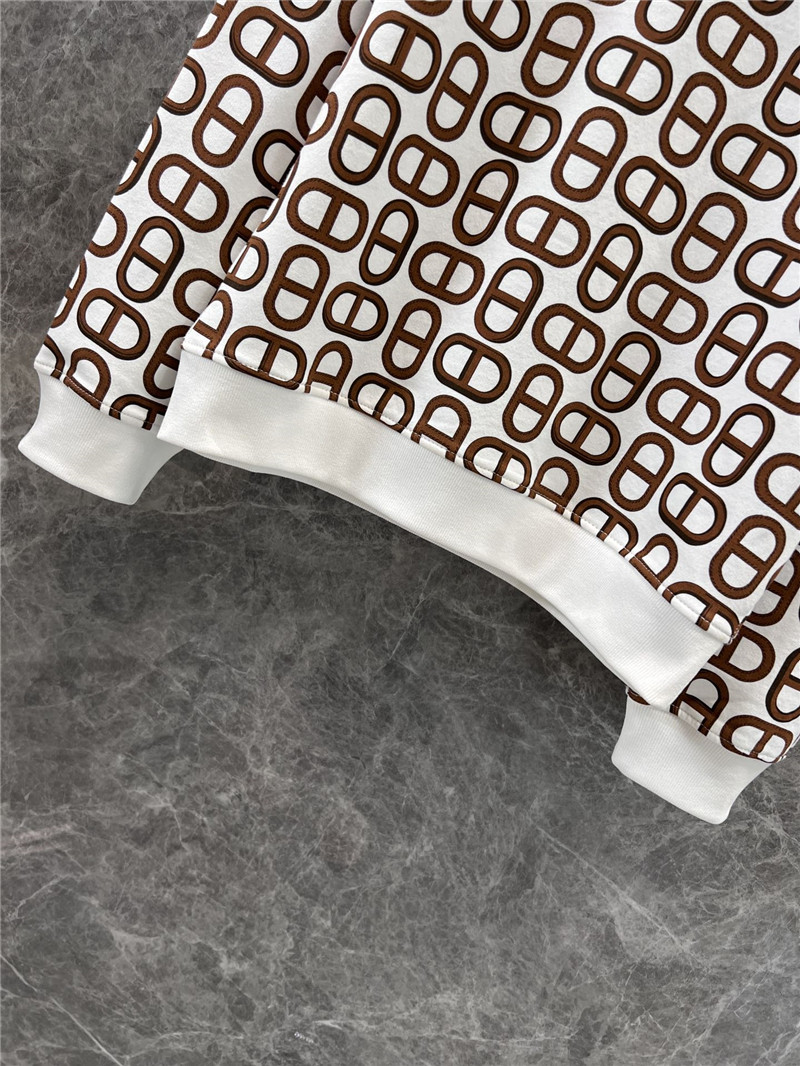 H**me5 printed crewneck sweatshirt white