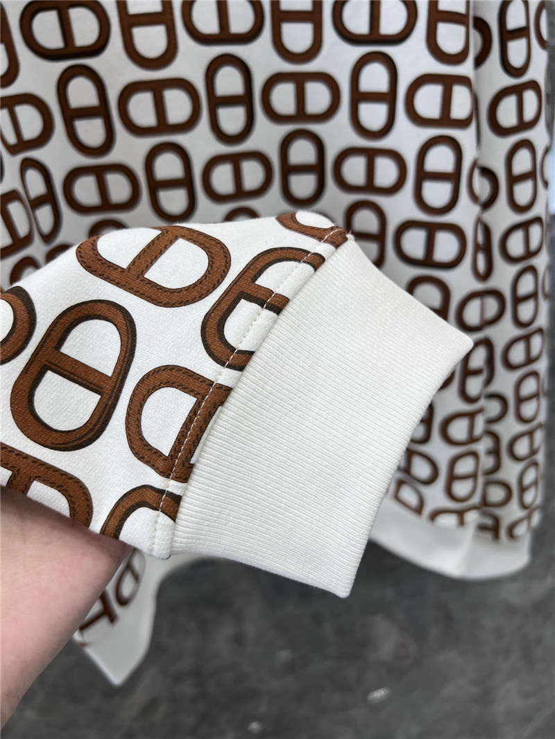 H**me5 printed crewneck sweatshirt white