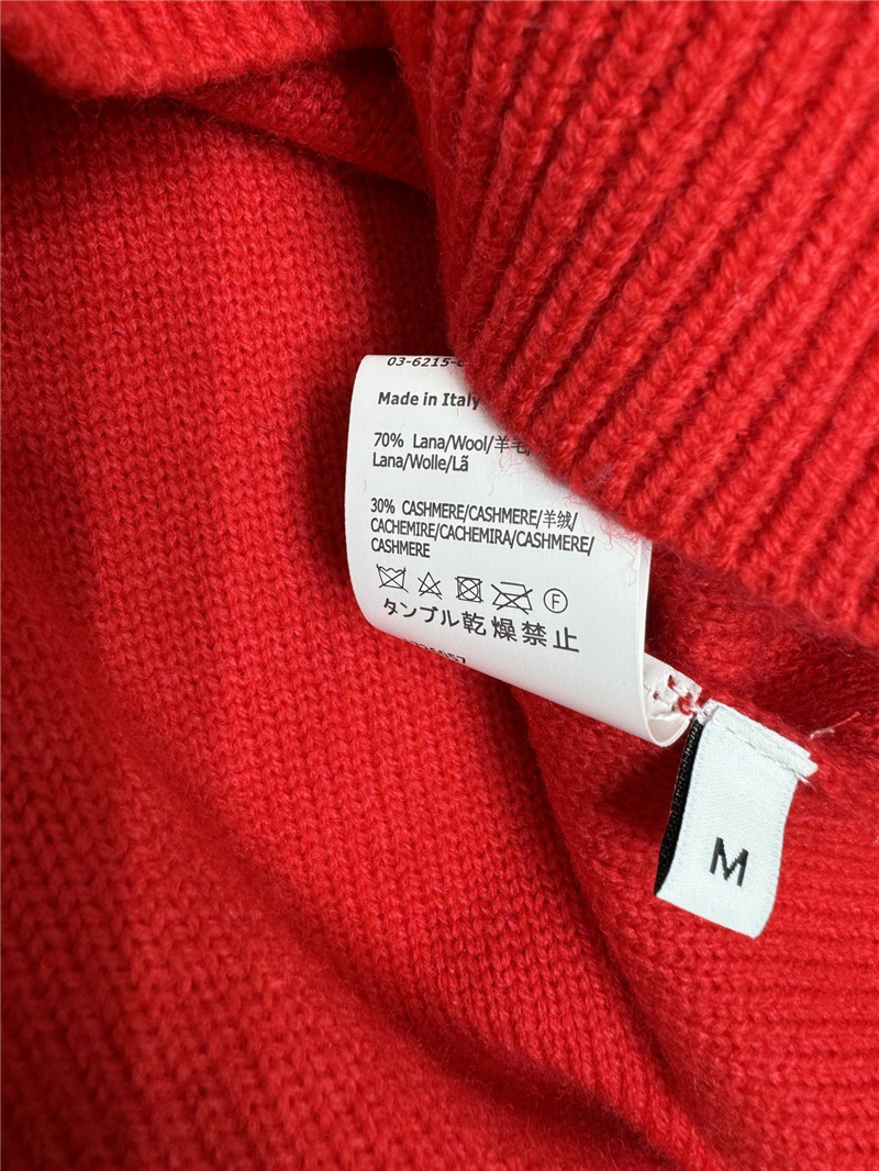 L0ew* anagram wool blend sweater red
