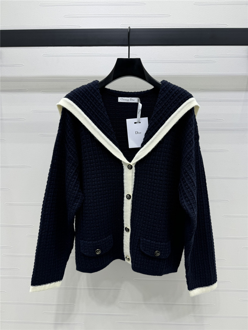 j’adore D10r wool cardigan navy