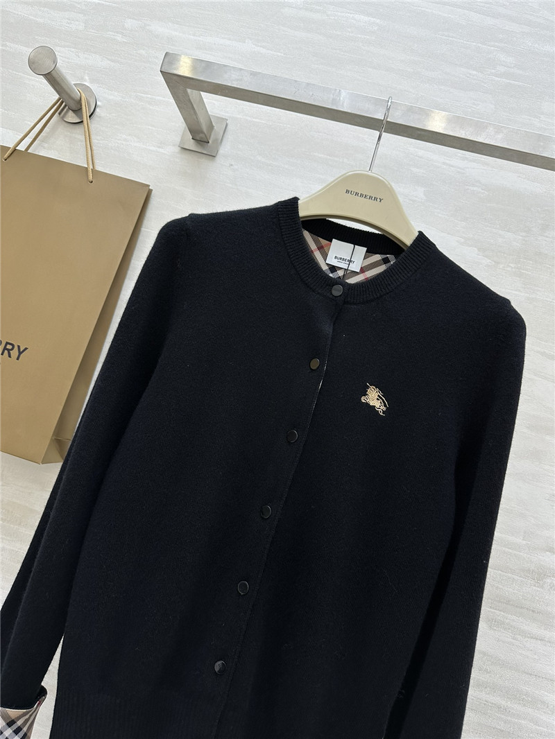 Bv*b*rry black contrast cardigan