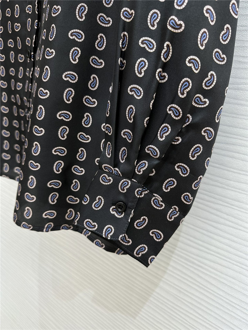 Pra*a silk printed shirt