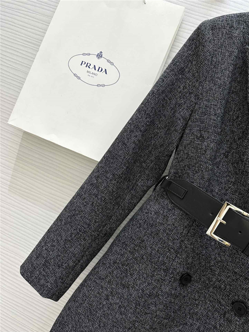 Pra*a mid-length suit jacket