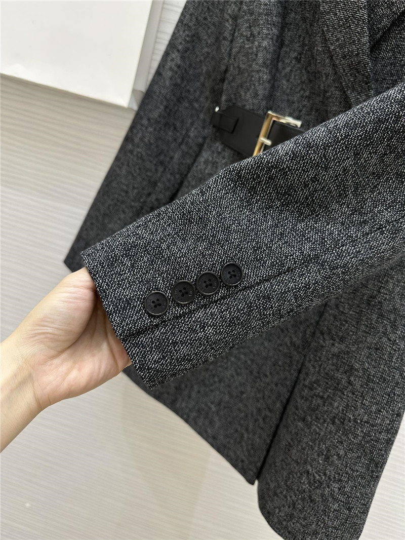 Pra*a mid-length suit jacket