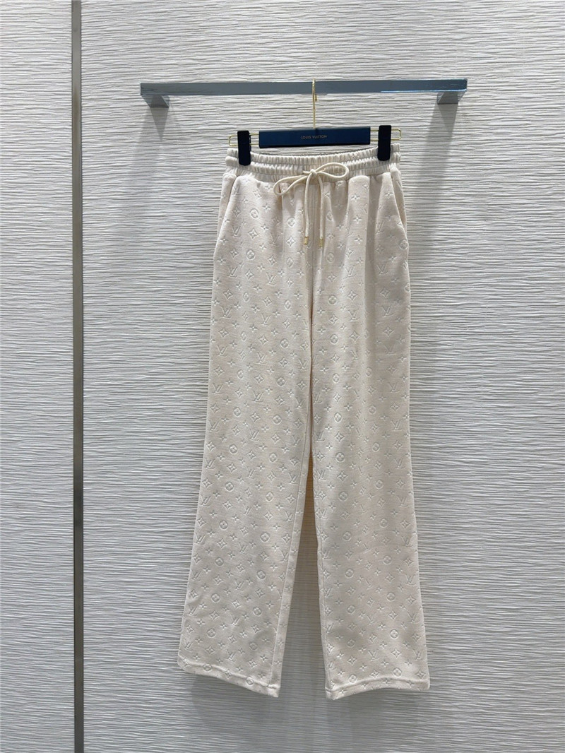 l0vis Vvtt0n lv embossed straight pants