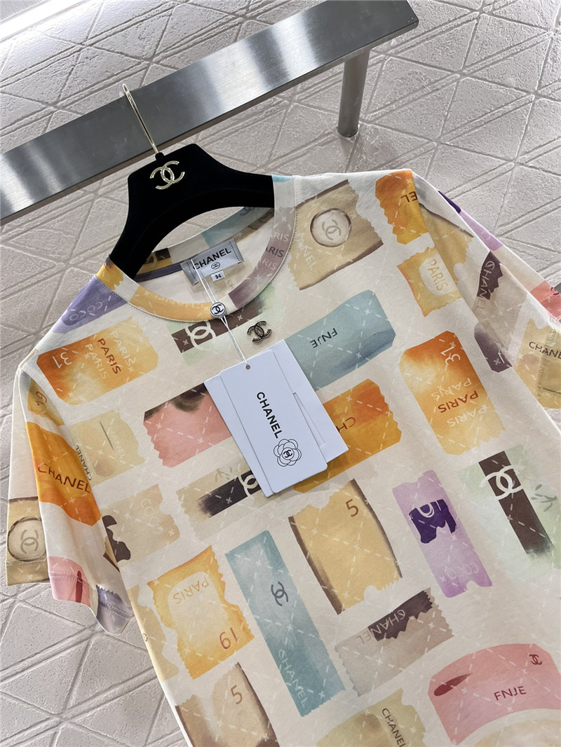 Ch**el printed round neck t-shirt