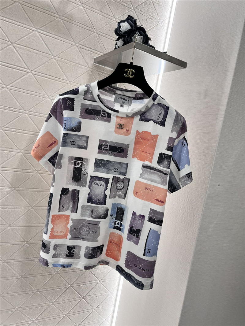 Ch**el printed round neck t-shirt