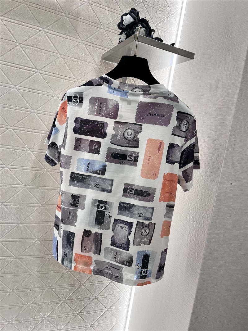 Ch**el printed round neck t-shirt