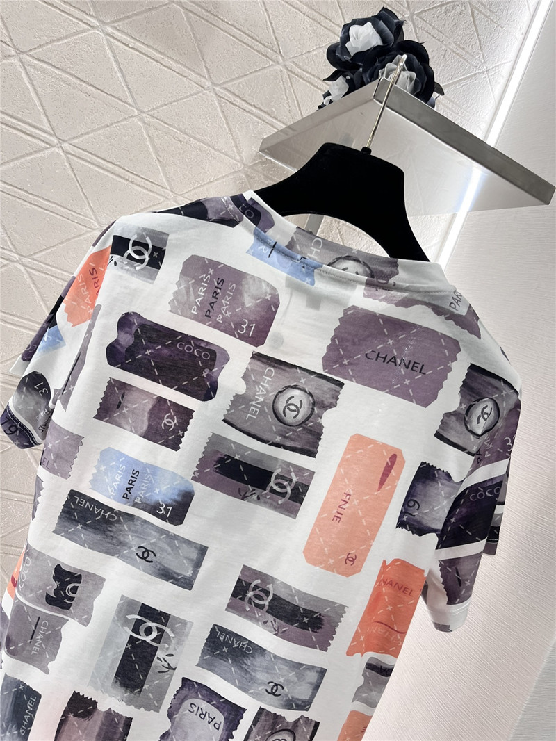 Ch**el printed round neck t-shirt