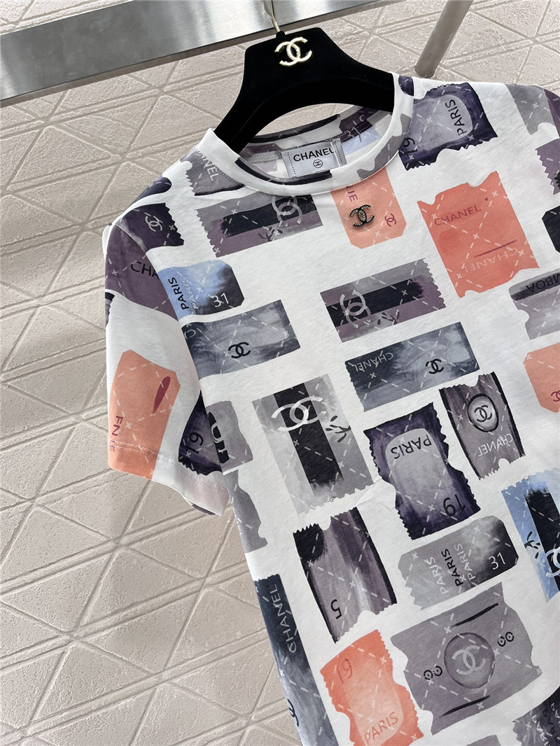 Ch**el printed round neck t-shirt