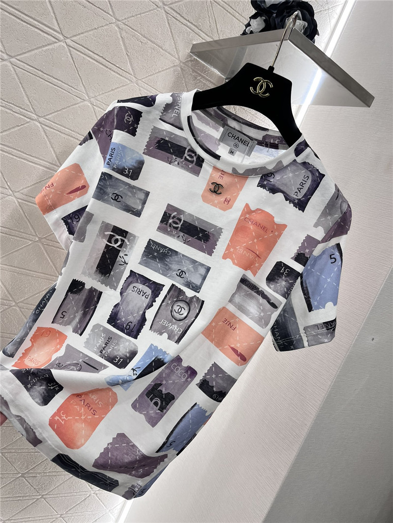 Ch**el printed round neck t-shirt