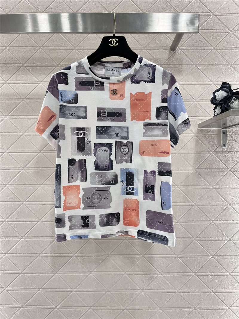 Ch**el printed round neck t-shirt