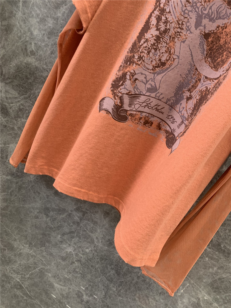 acne studios fake two piece t-shirt