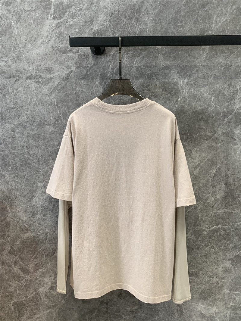 acne studios fake two piece t-shirt