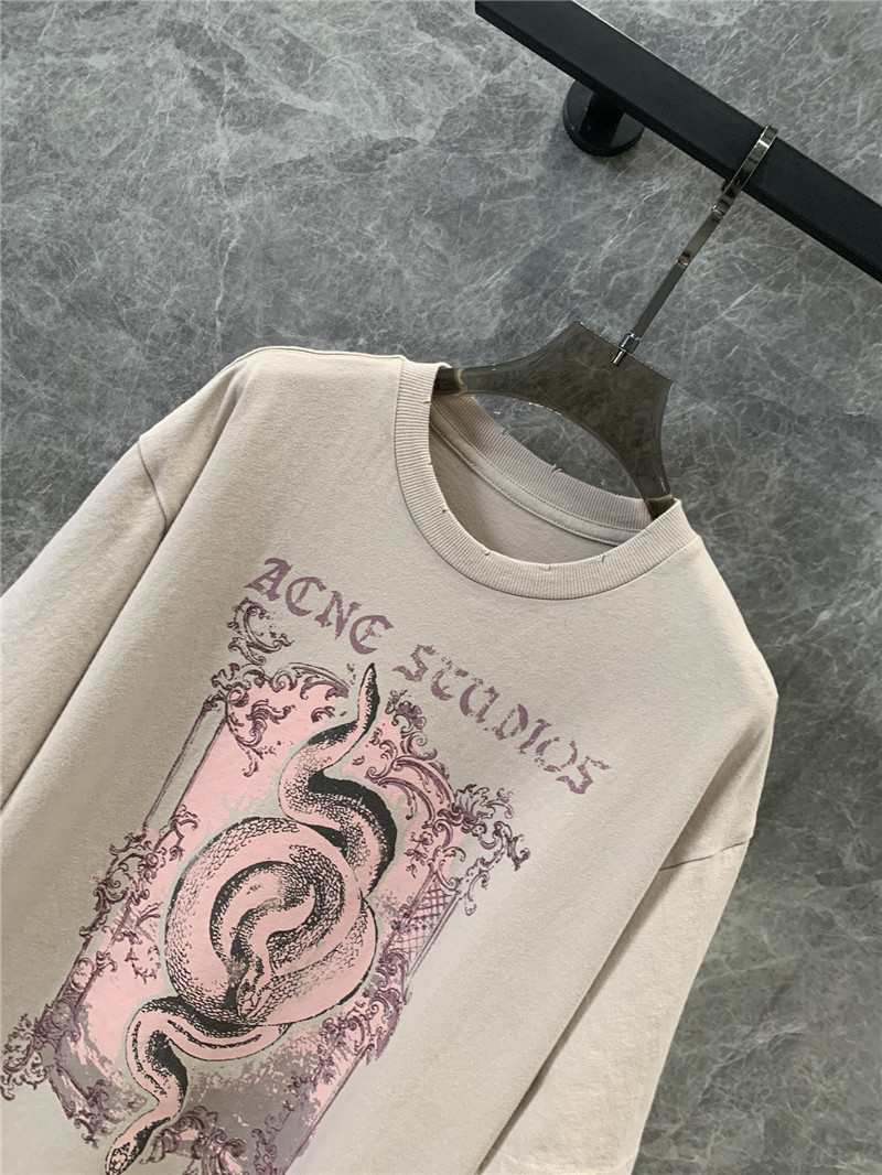 acne studios fake two piece t-shirt