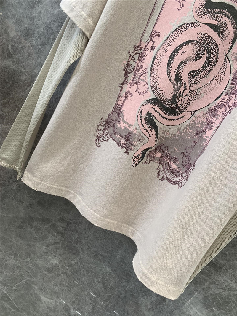 acne studios fake two piece t-shirt