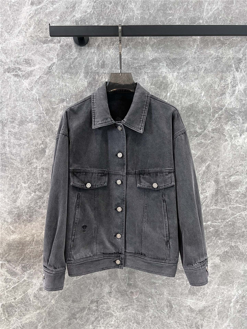 D10r lapel denim jacket