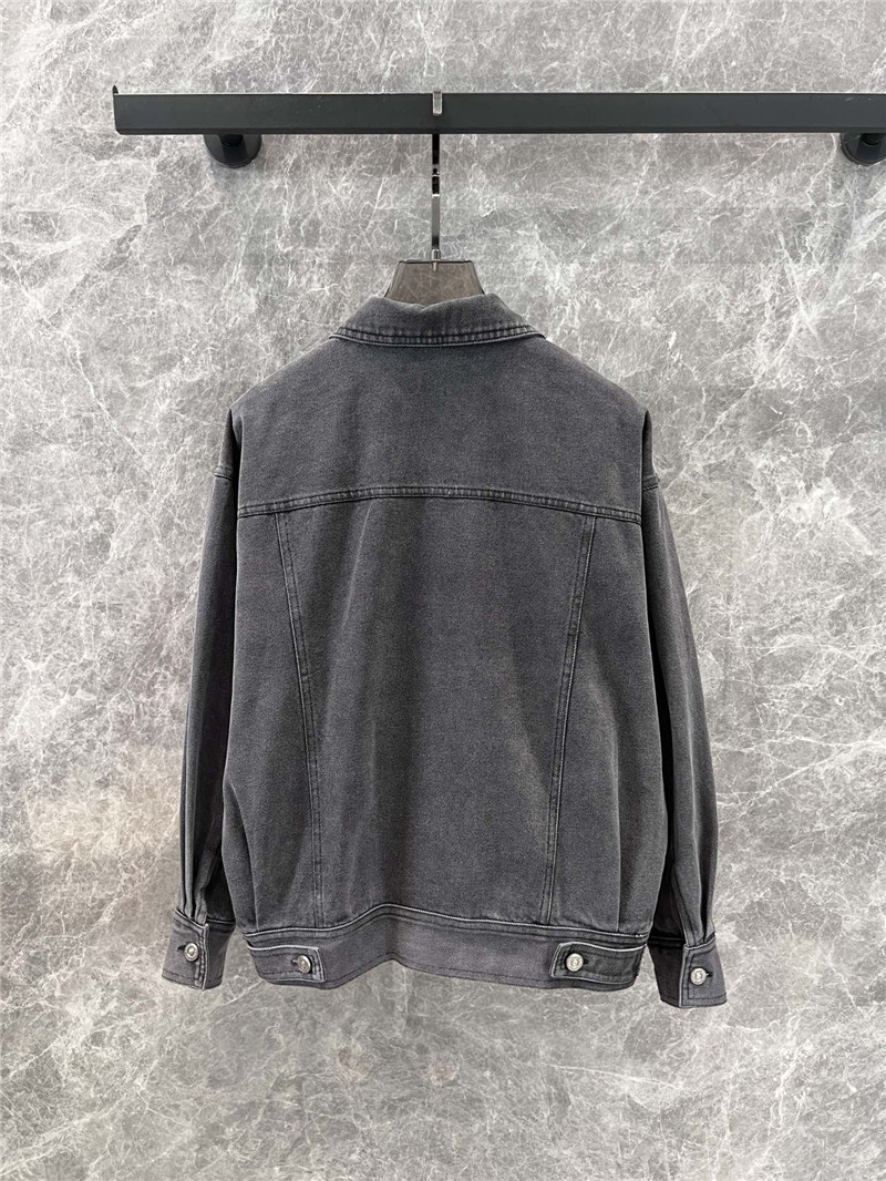 D10r lapel denim jacket