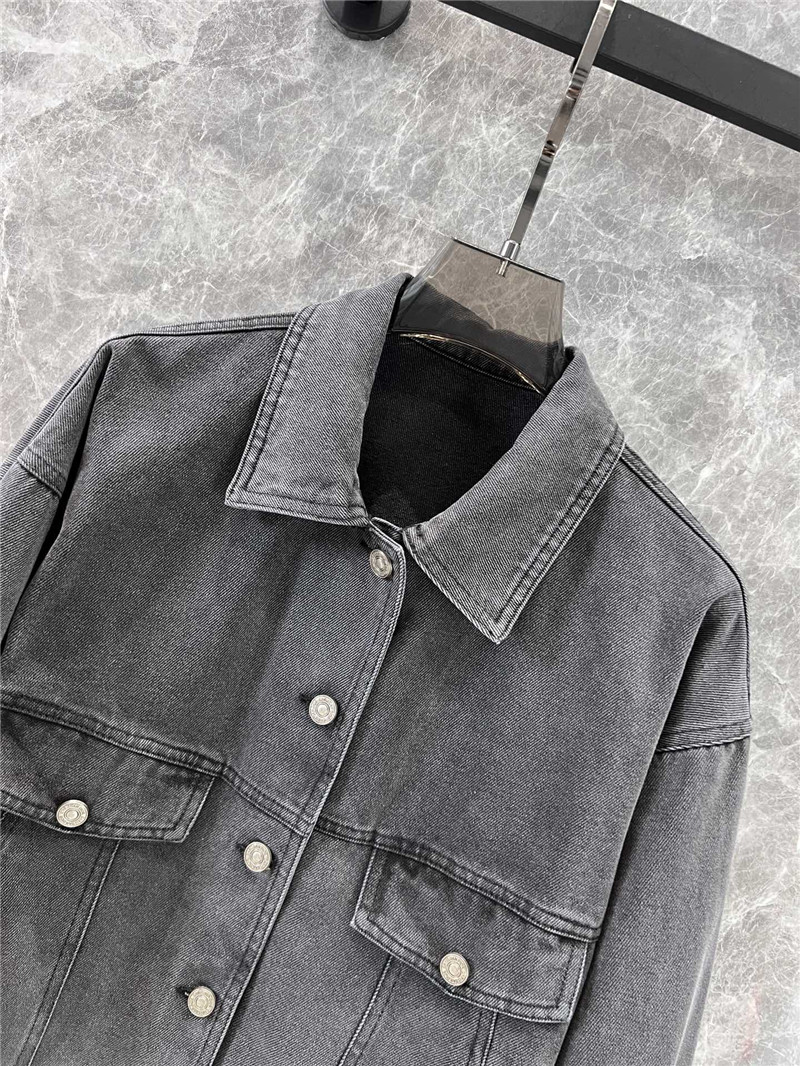 D10r lapel denim jacket