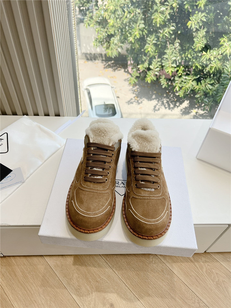 Pra*a lace-up winter platform sneakers on sale