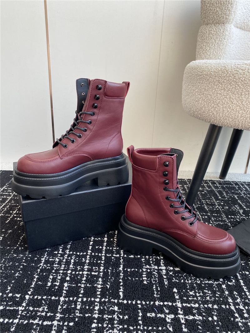 A1exa*der wang burgundy platform boots