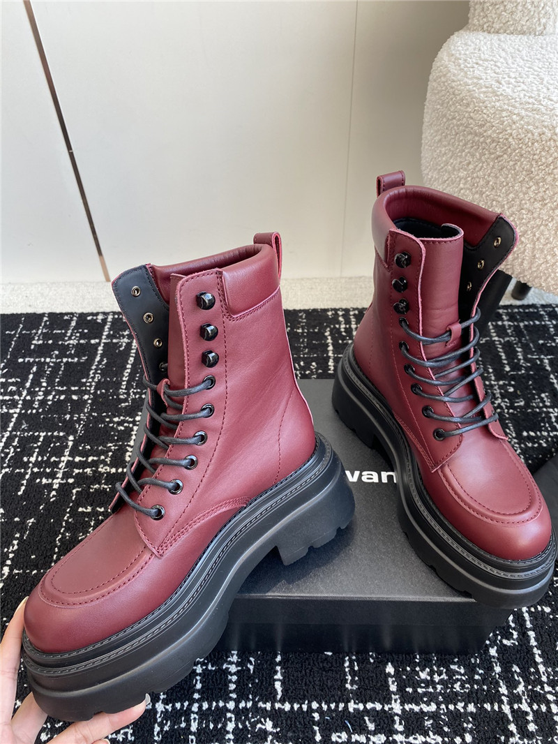 A1exa*der wang burgundy platform boots