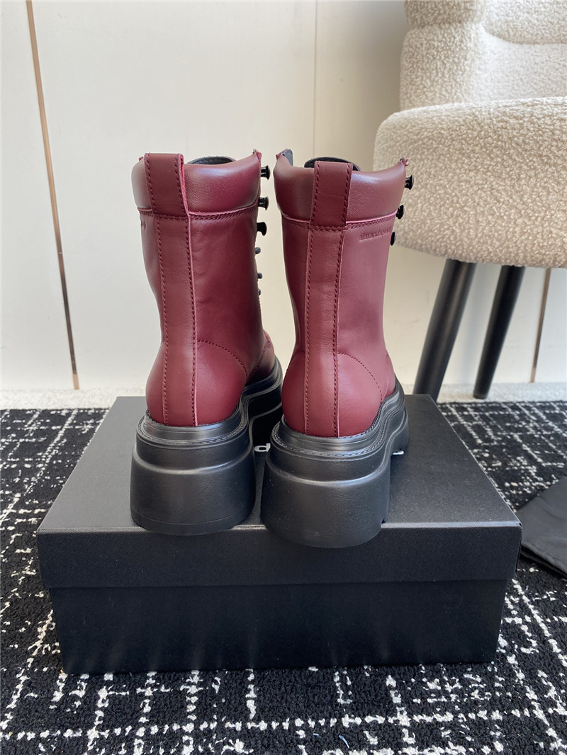 A1exa*der wang burgundy platform boots