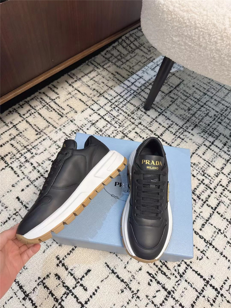 Pra*a prax 01 black leather sneakers