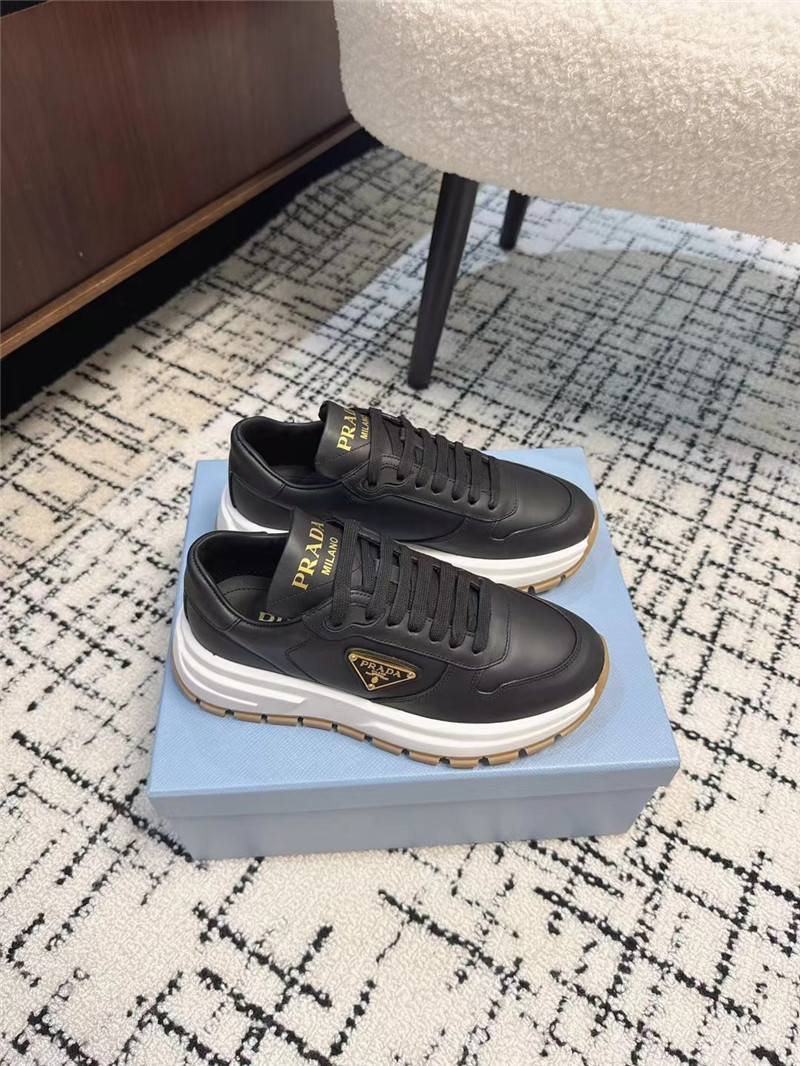 Pra*a prax 01 black leather sneakers